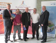 Keith Henderson NI Water, Cllr McArdle, Mayor of Newry & Mourne Cllr Casey, Cllr Hyland and Dermott McCurdy of NI Water  | NI Water News
